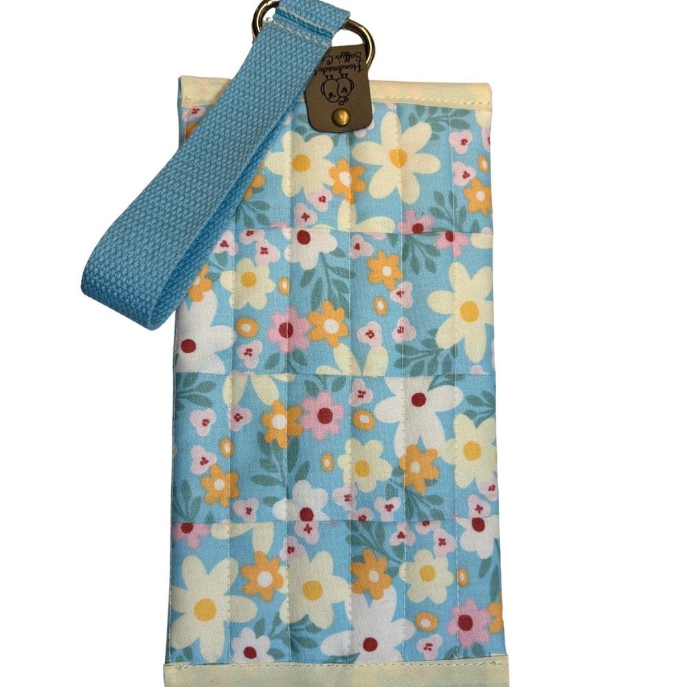 Floral Blue Tote Bag